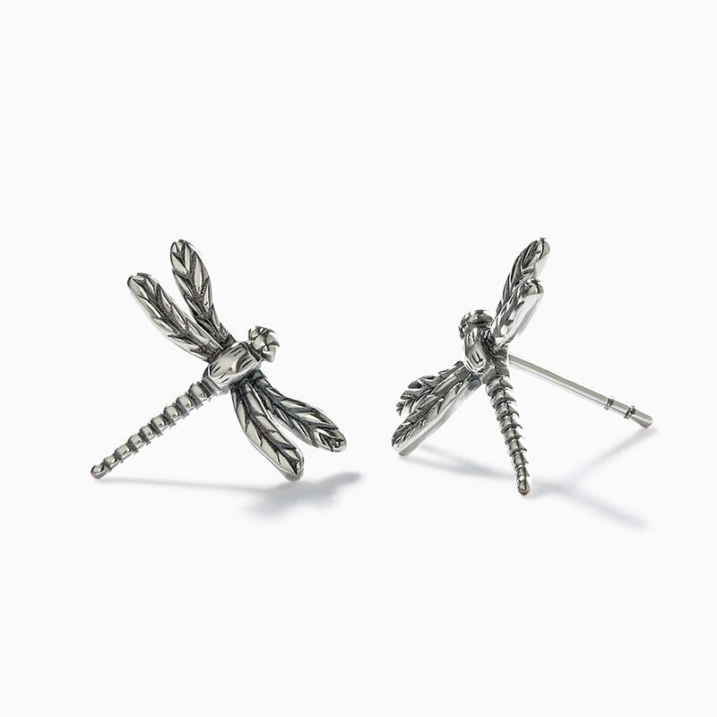Jeulia Orecchini a Forma di Libellula in Argento Sterling