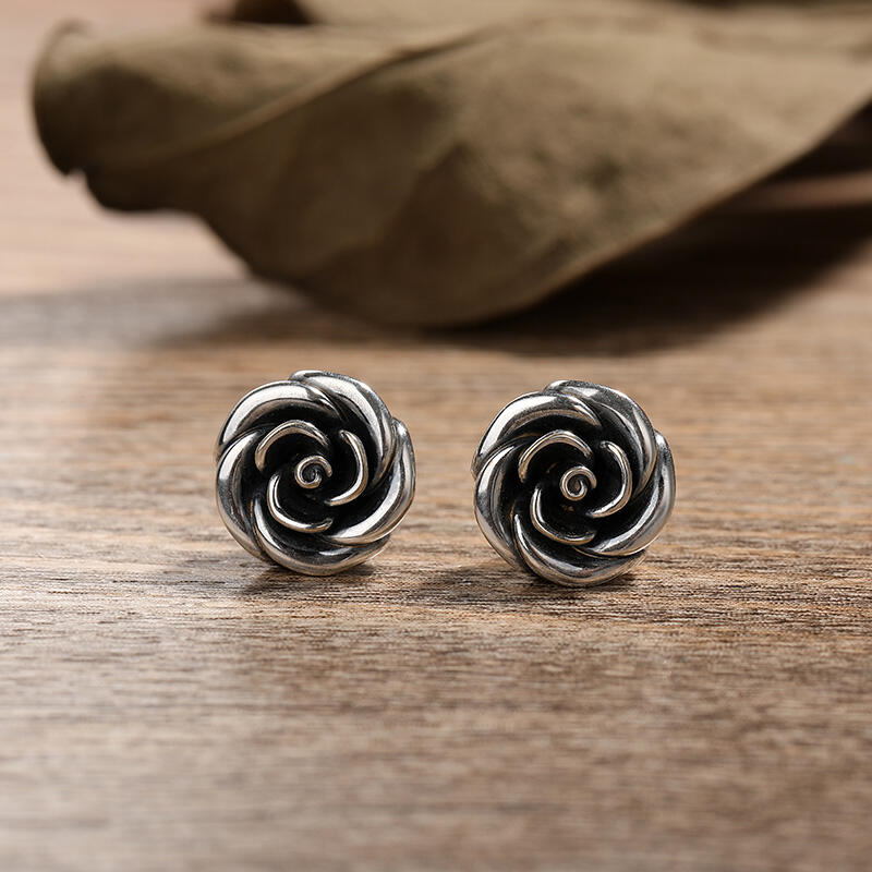Jeulia Boucles d'oreilles "L'amour en fleurs" Fleuri Argent Sterling