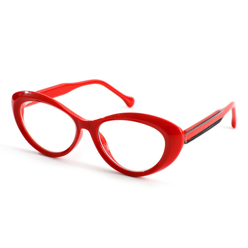 Lunettes de Vue Vogt Cat Eye Rouge 