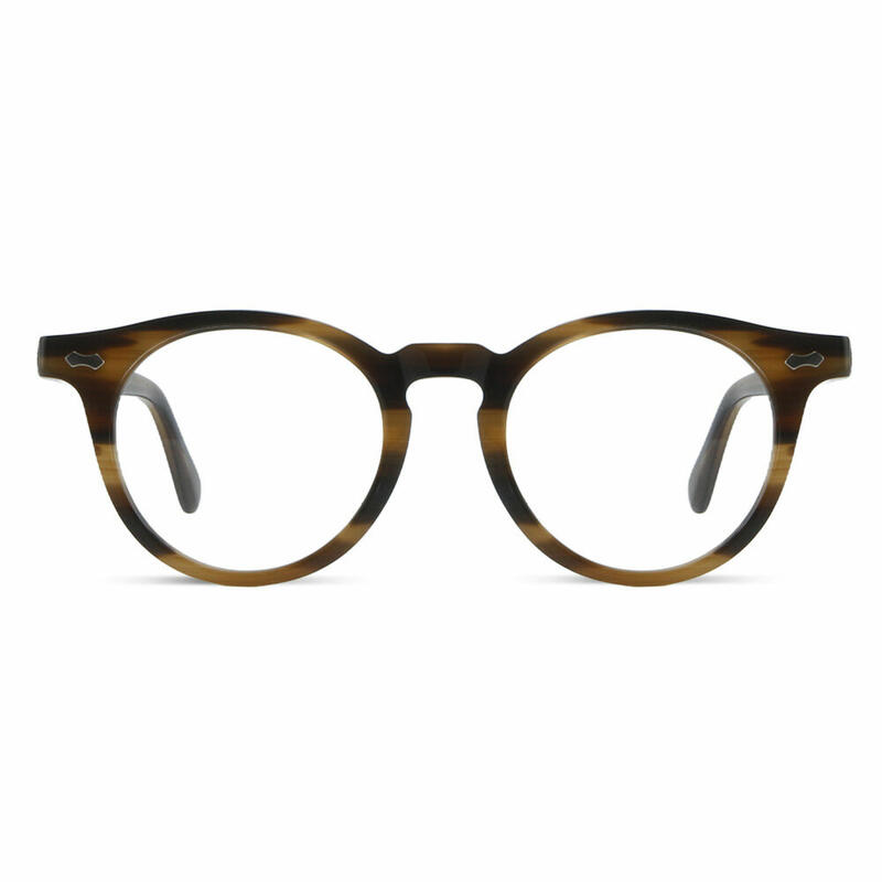 Clauie Round Orange Tortoise Glasses