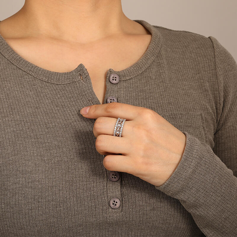 "JE T'AIME" 3pcs Bridal Set