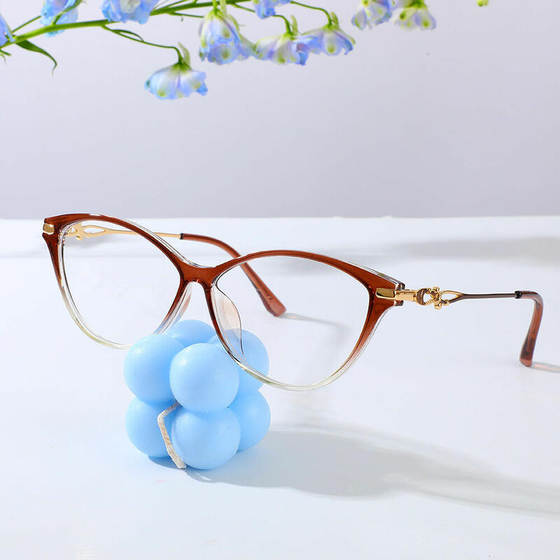 Lunettes de Vue Paddy Cat Eye Marron