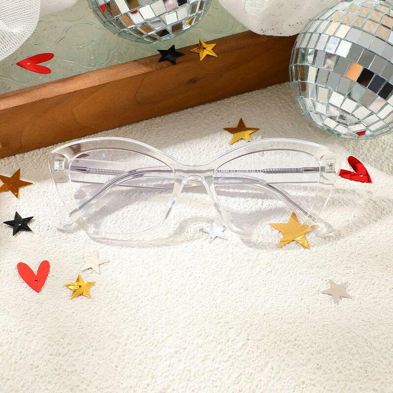 Belloc Cat Eye Klare Brille