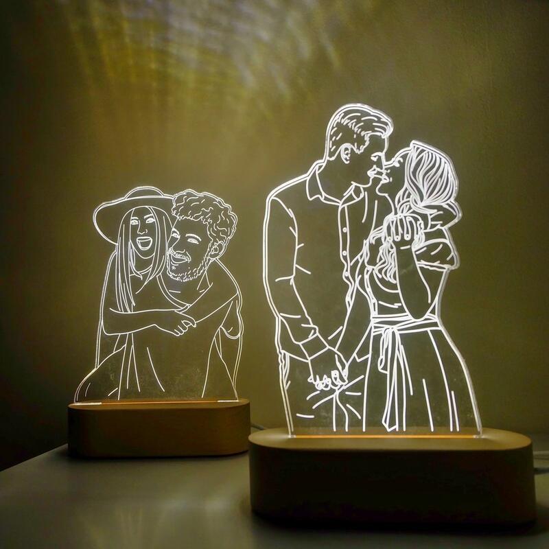 Lampe à photos 3D personnalisée - Pour ma chère