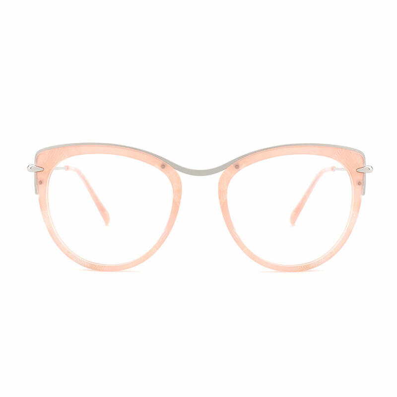 Emily Cat Eye Rosa Brille