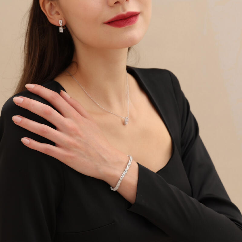 "The Stardust Night" Tennis Bracelet