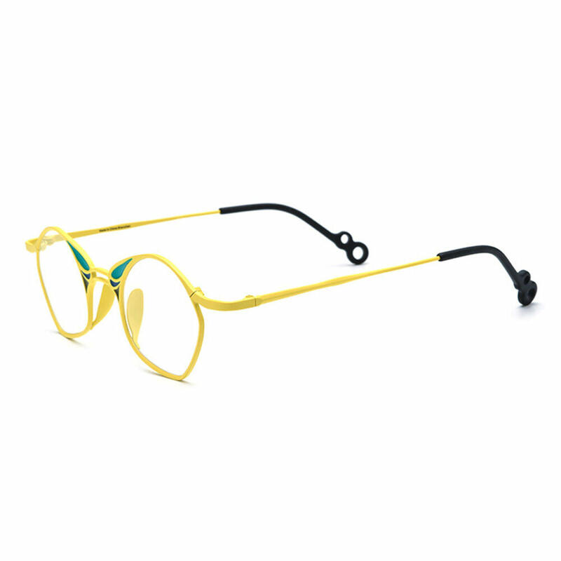 Maria Geometric Yellow Glasses