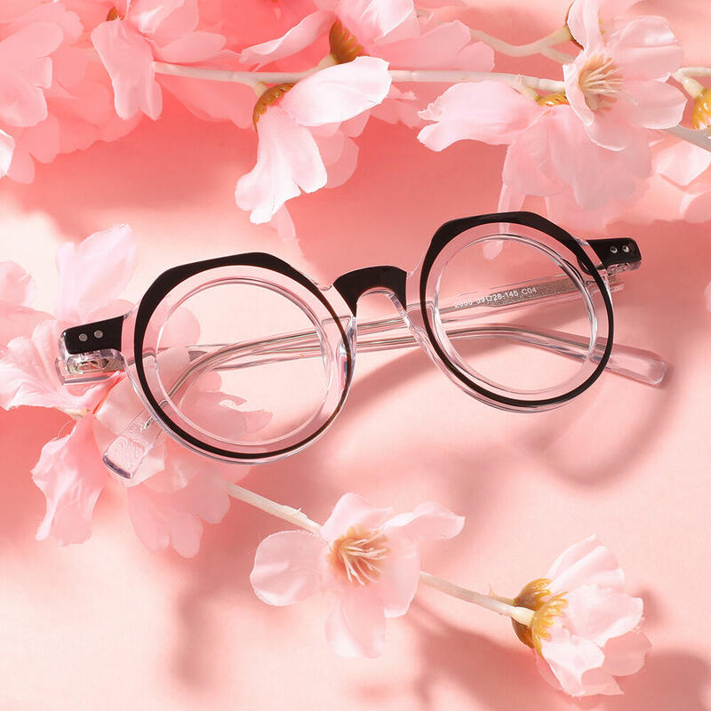 Ogden Round Black Glasses