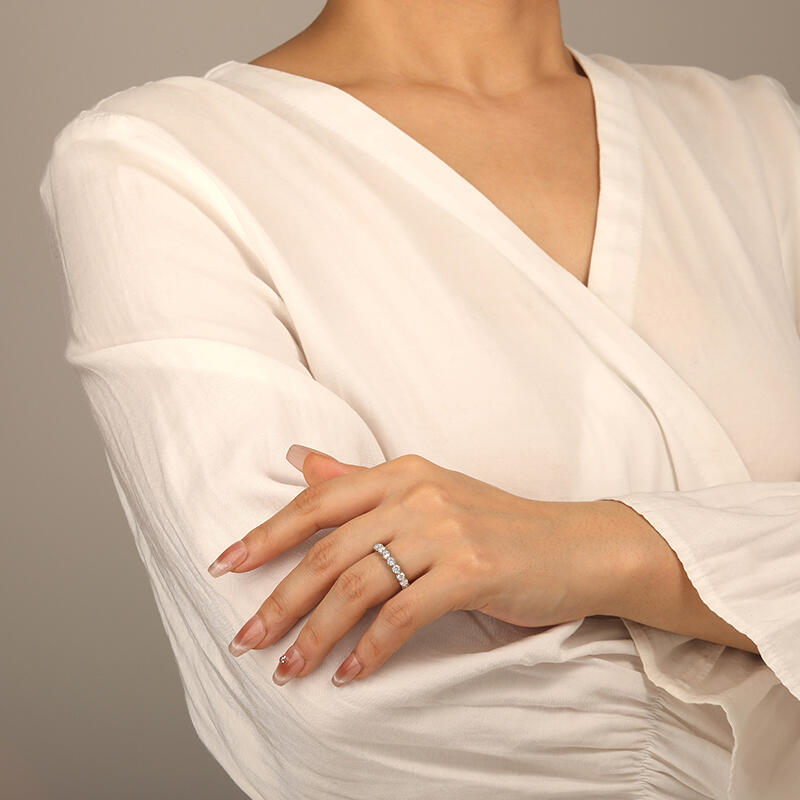 "Forever and For Always" Eternity Wedding Ring