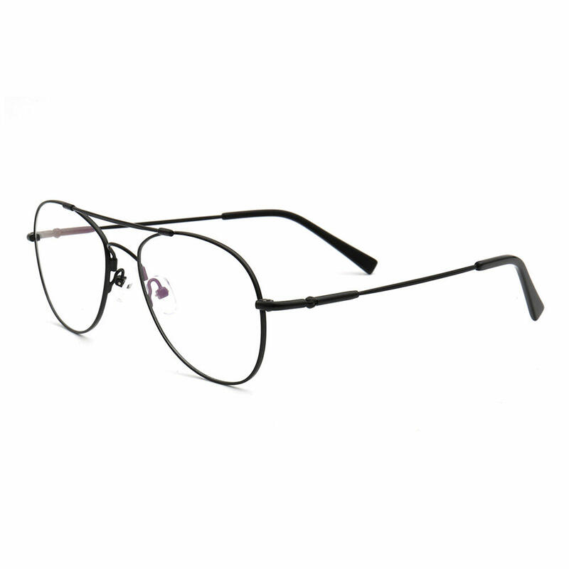 Effie Aviator Black Glasses