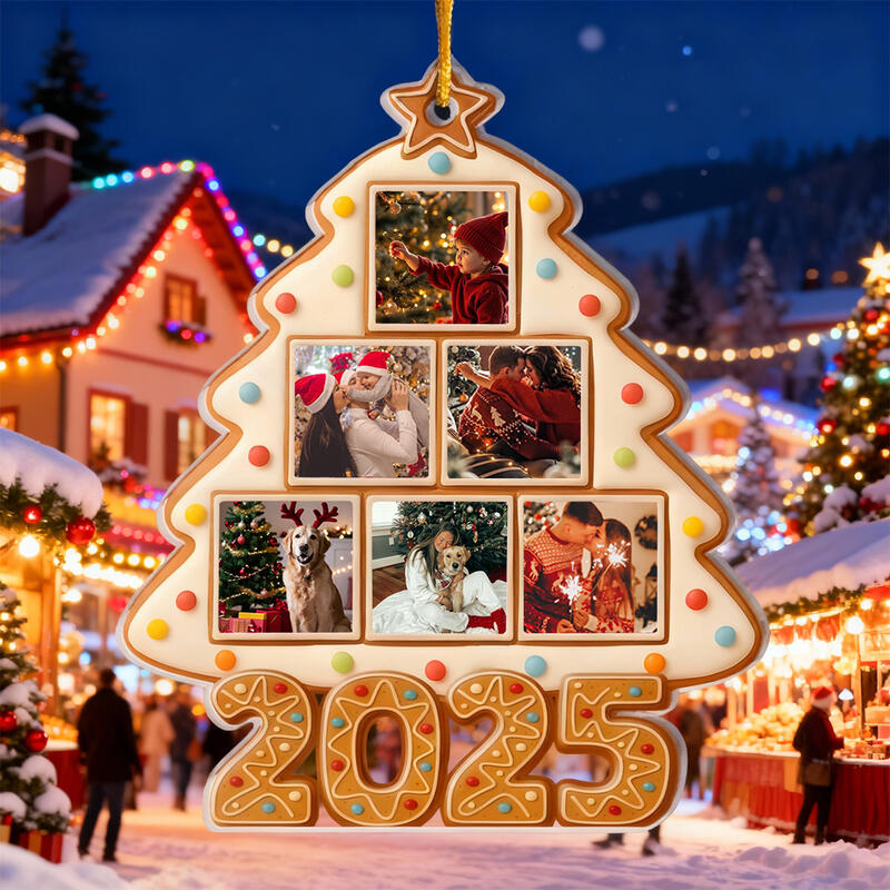 Adornos navideños con foto personalizados: un cálido regalo para tu familia