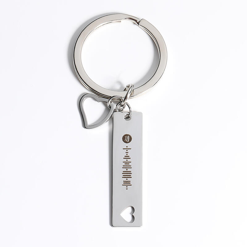 Scannable Spotify Code Custom Music Song Key Chain
