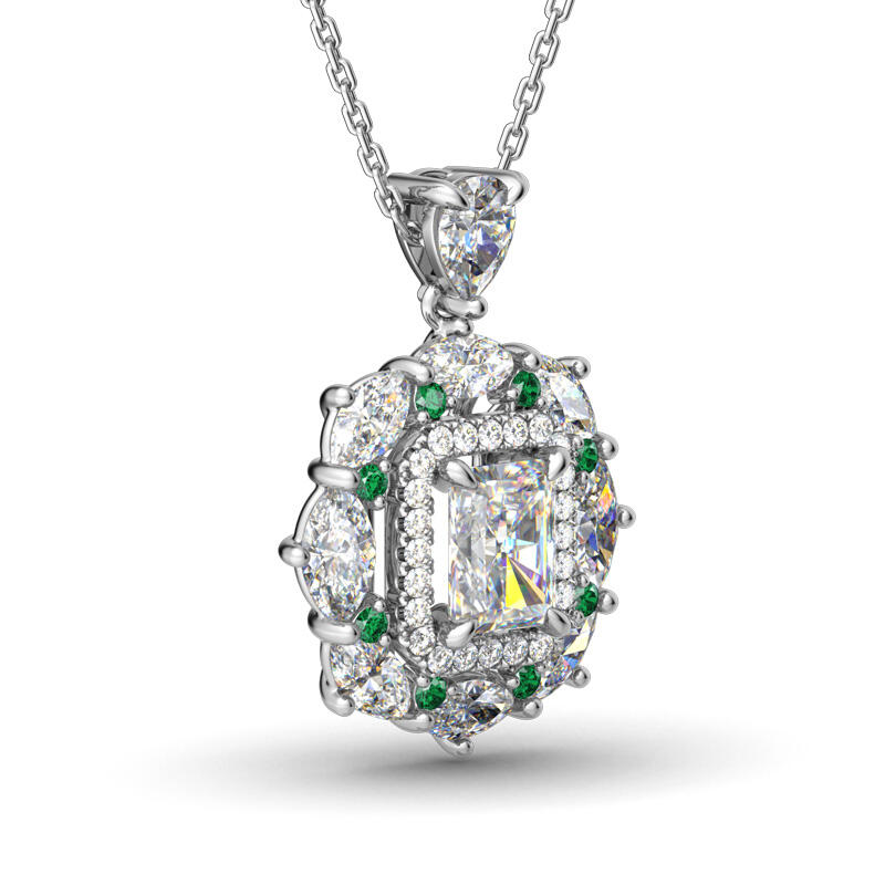 Jeulia Cinderella Pendant Necklace