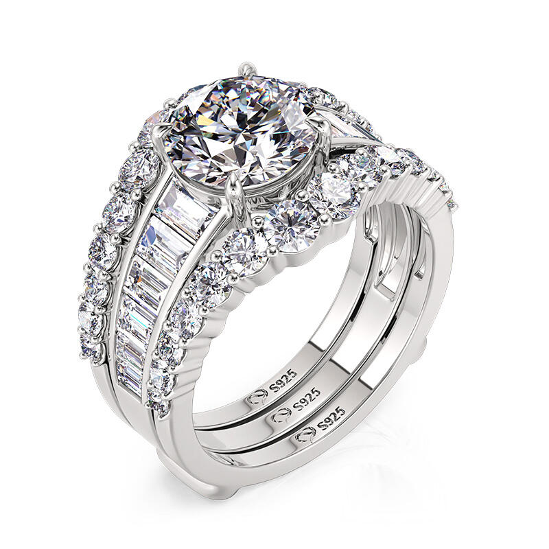 Jeulia Classic Interchangeable Engagement Ring Set