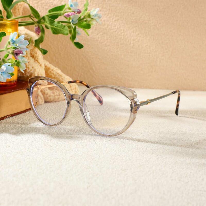 Sapir Cat Eye Graue Brille