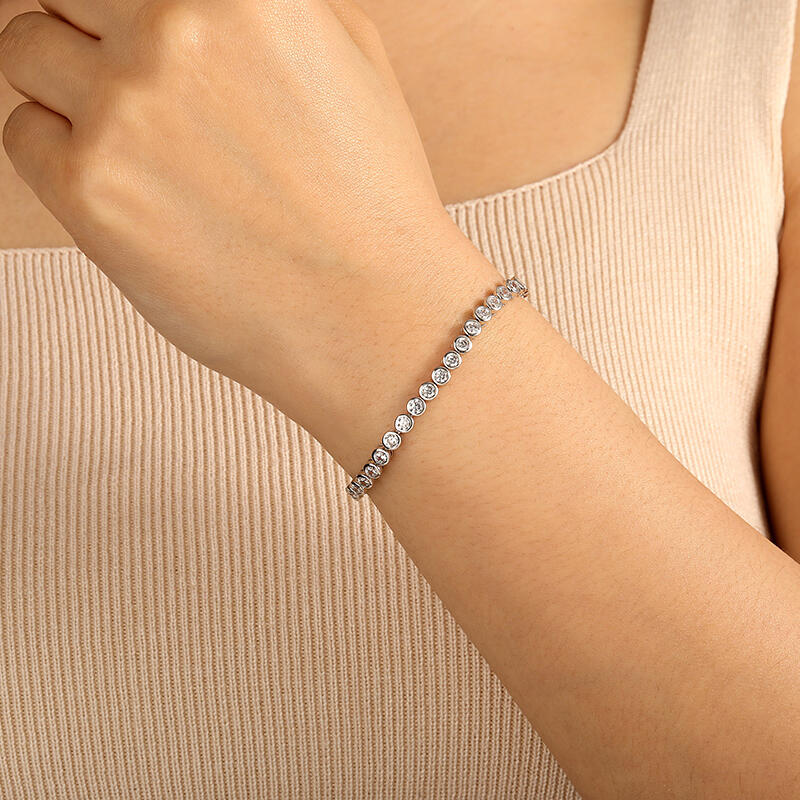 "Stardust Serenade" Tennis Bracelet