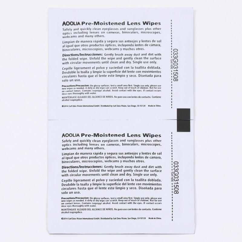 Aoolia Lingettes pour Verres 50pcs