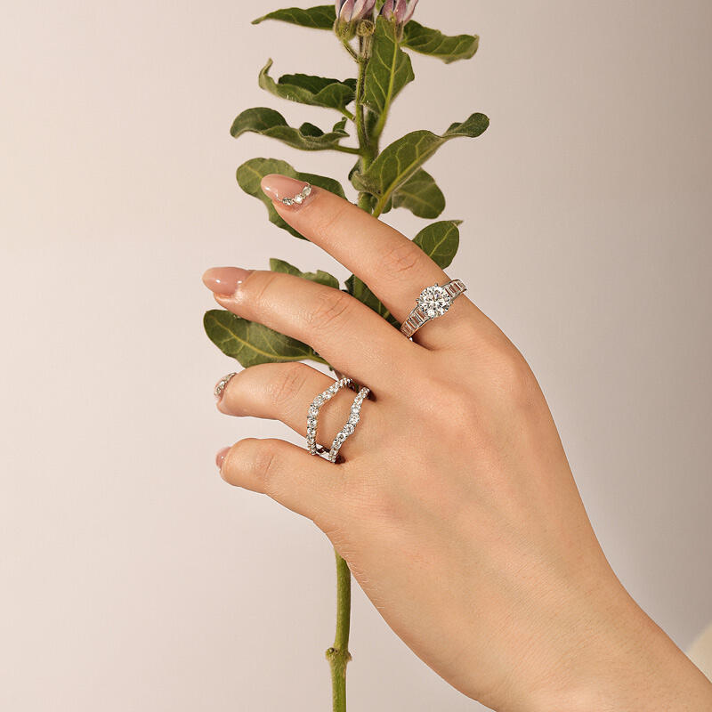 Jeulia Classic Interchangeable Engagement Ring Set