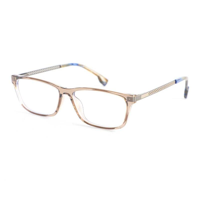 Occhiali da Vista Eddie Rettangolare Marrone 