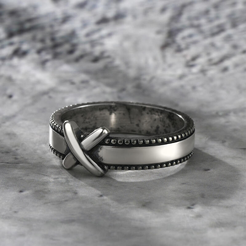 Jeulia "X mystérieux" Bague Motif de Nœud Argent Sterling