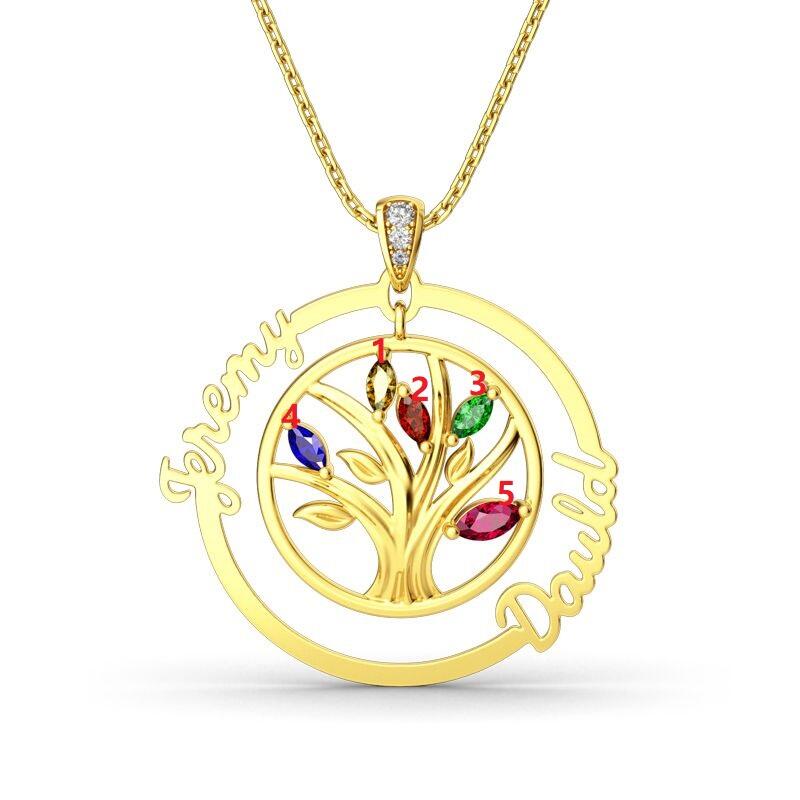 Jeulia Tree Of Strength And Connection Pendant