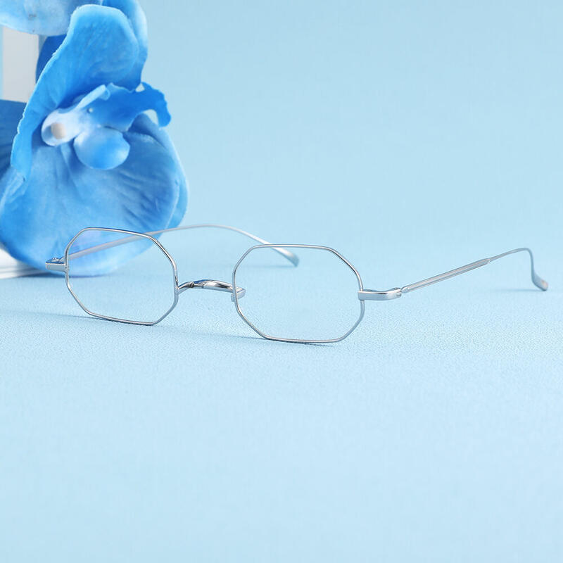 Boyle Geometric Silver Glasses