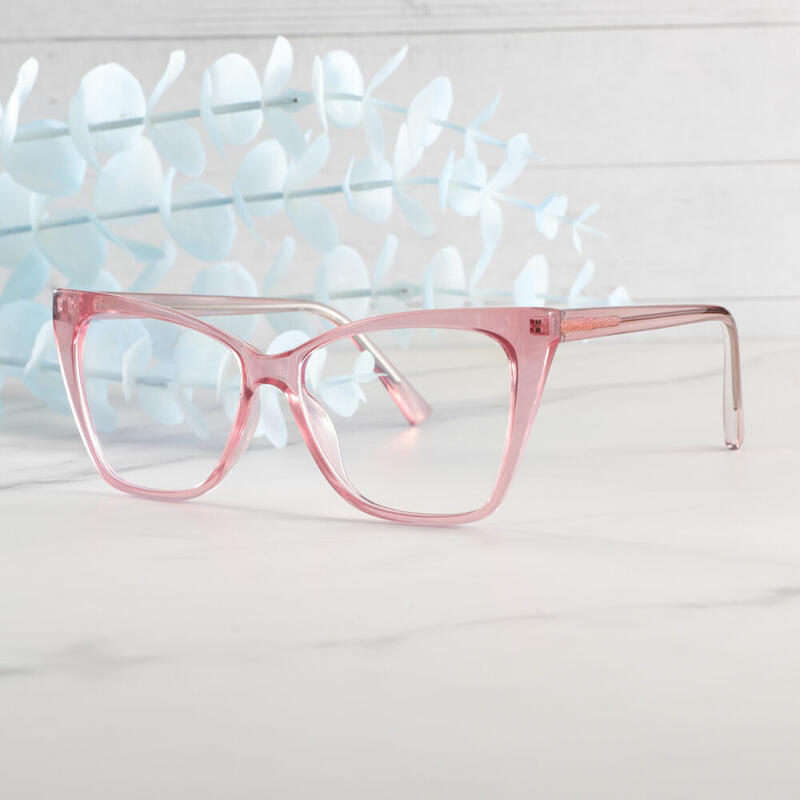 Occhiali da Vista Beckett Cat Eye Rosa 