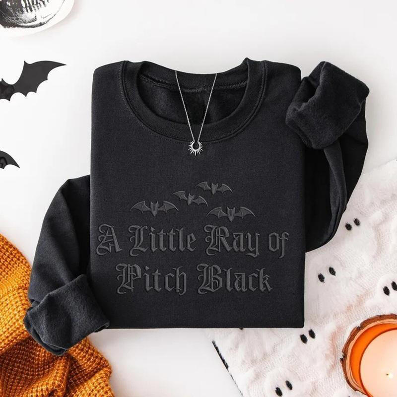 Personalisiertes Sweatshirt mit Stickerei Kreatives Geschenk für Halloween