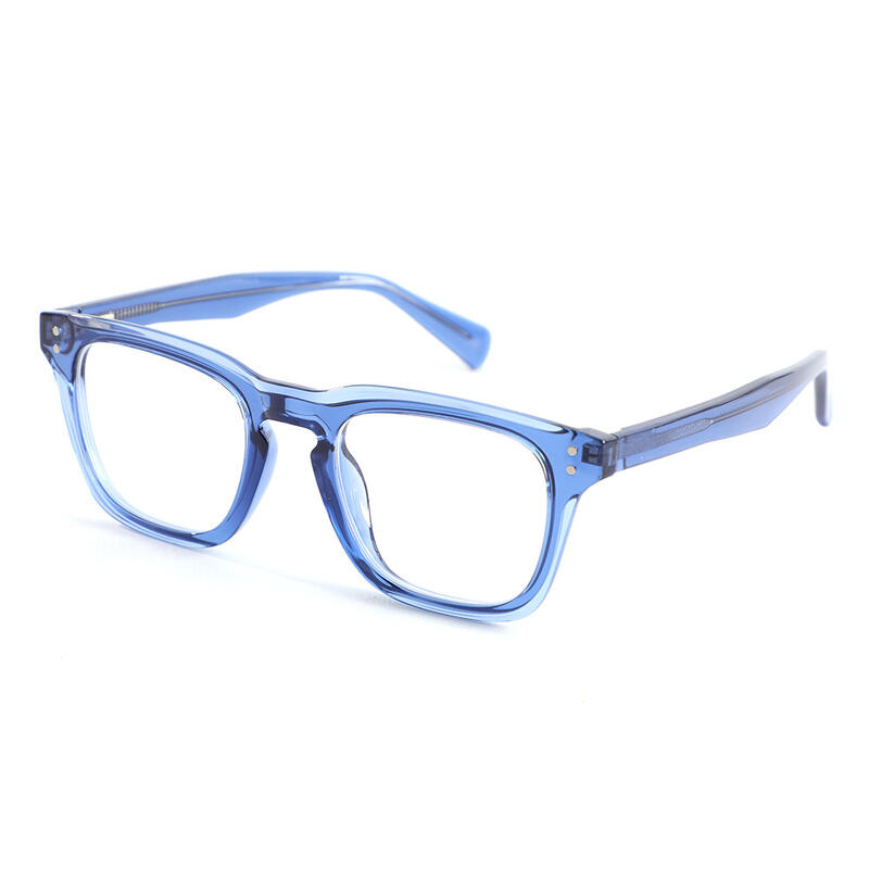 Nahum Quadratische Blaue Brille