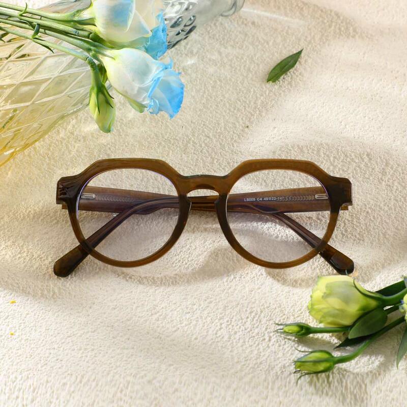 Occhiali da Vista Stuar Rotondi Marroni