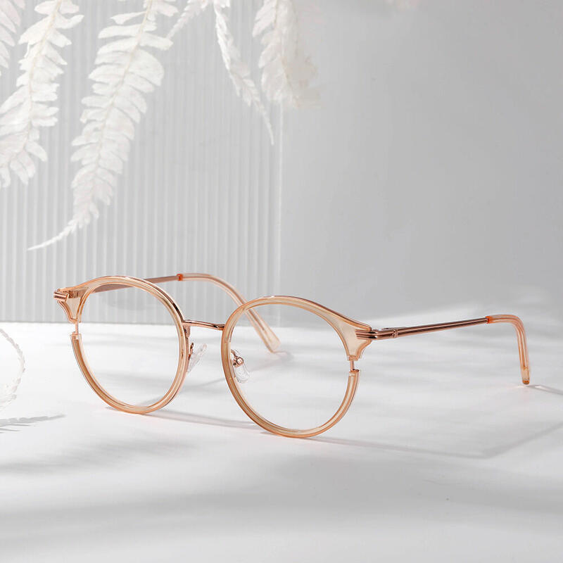 Honey Baby Round Yellow Glasses