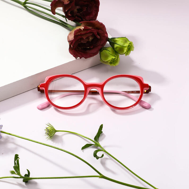 Occhiali da Vista Bertr Cat Eye Rosso