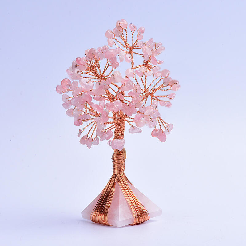 Jeulia "Love & Compassion" Natural Rose Quartz Feng Shui Tree
