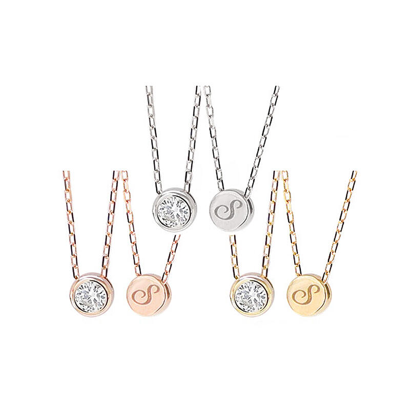 Jeulia Custom Initial Necklace