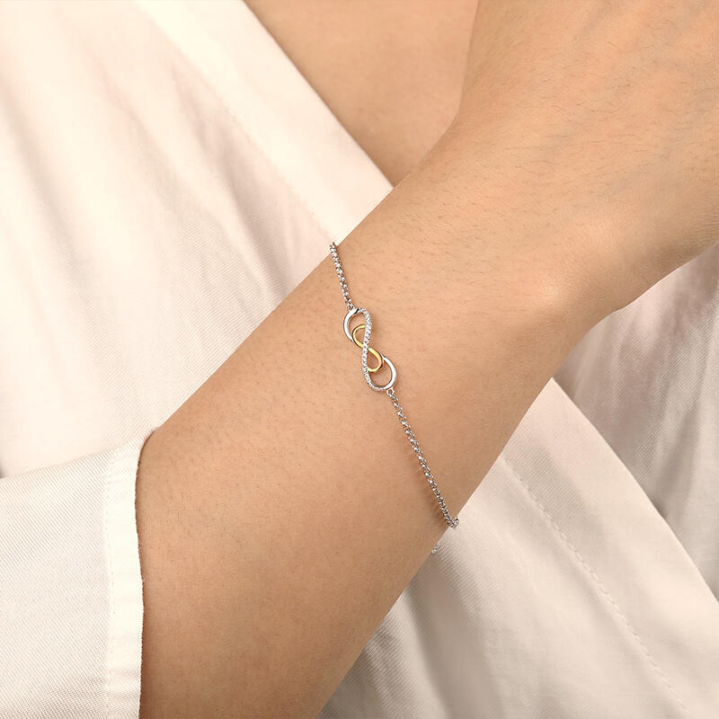 "My Endless Love" Double Infinity Knot Bracelet
