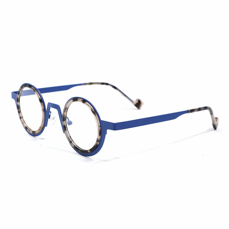 Lunettes de Vue Careg Ronde Bleu