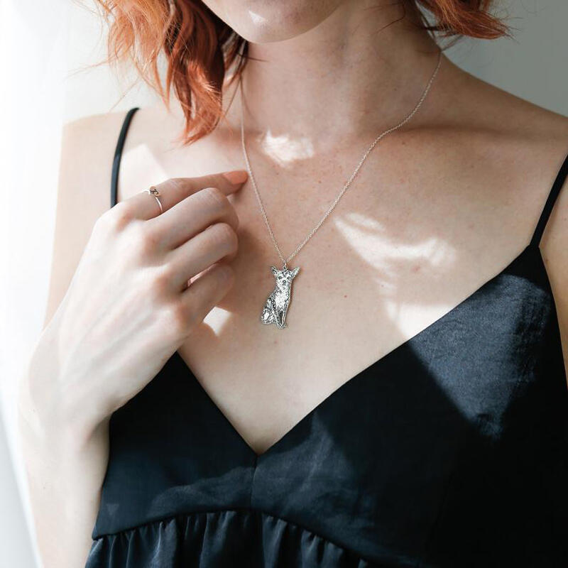 ペット 猫 犬 写真 オーダーメイド ネックレス