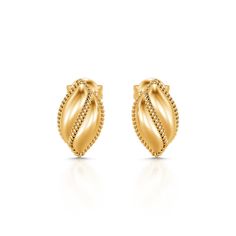 Jeulia Shell Shape Sterling Silver Stud Earrings