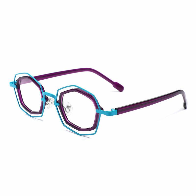 Rone Geometric Purple Glasses