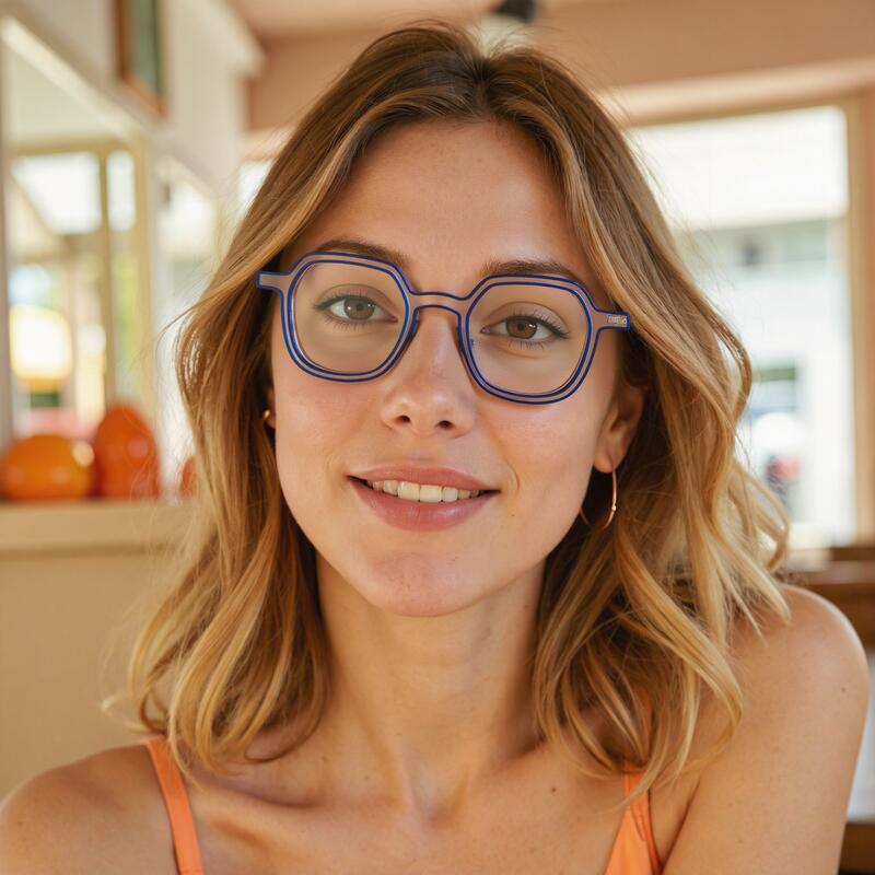 Lunettes de Vue Cheryoa Géométrique Marron
