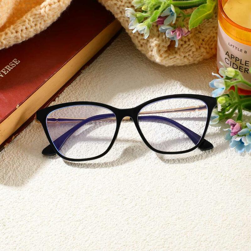 Occhiali da Vista Andrew Cat Eye Nero 