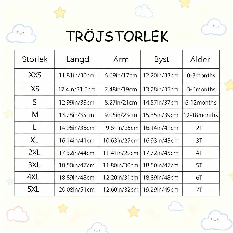 Personlig tröja med broderat namn en vacker present till barn