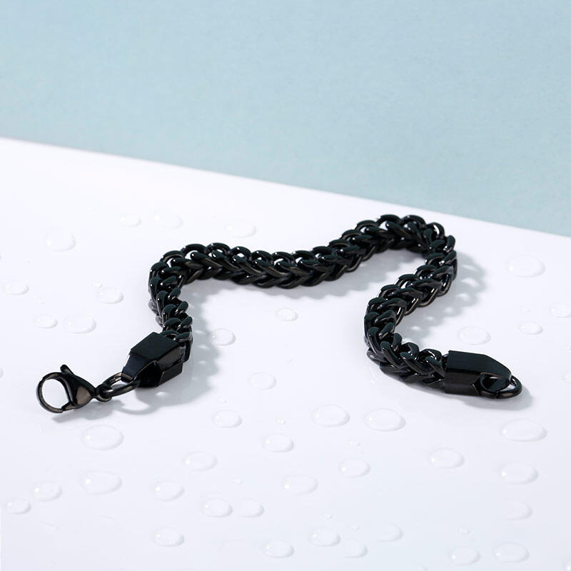 Jeulia Domineering Stainless Steel Men's Bracelet