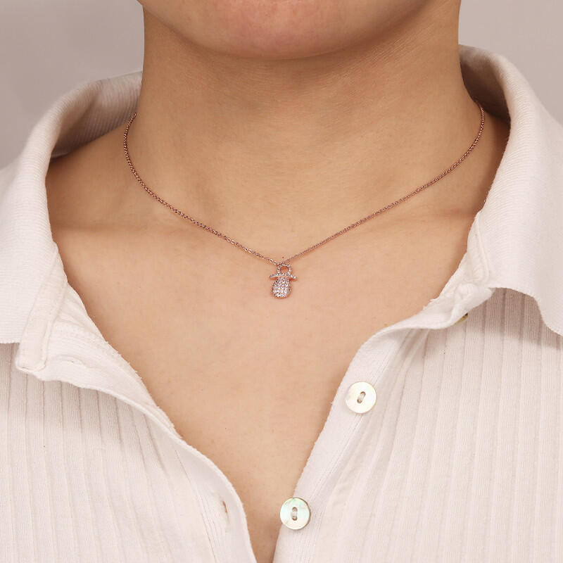 "Embrace Your Love" Round Cut Necklace