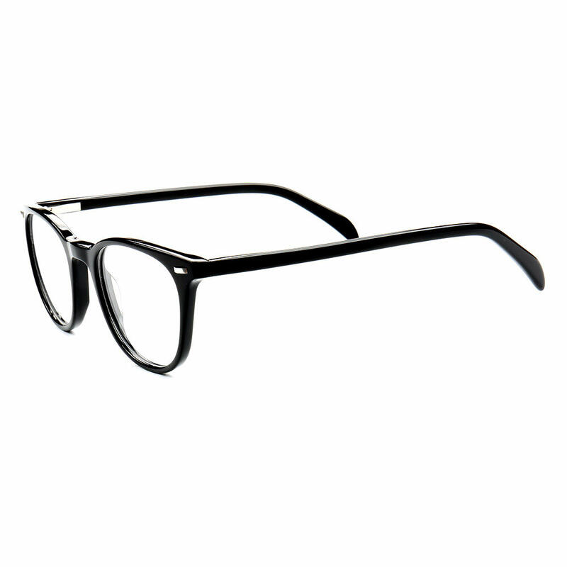 Kimb Round Black Glasses