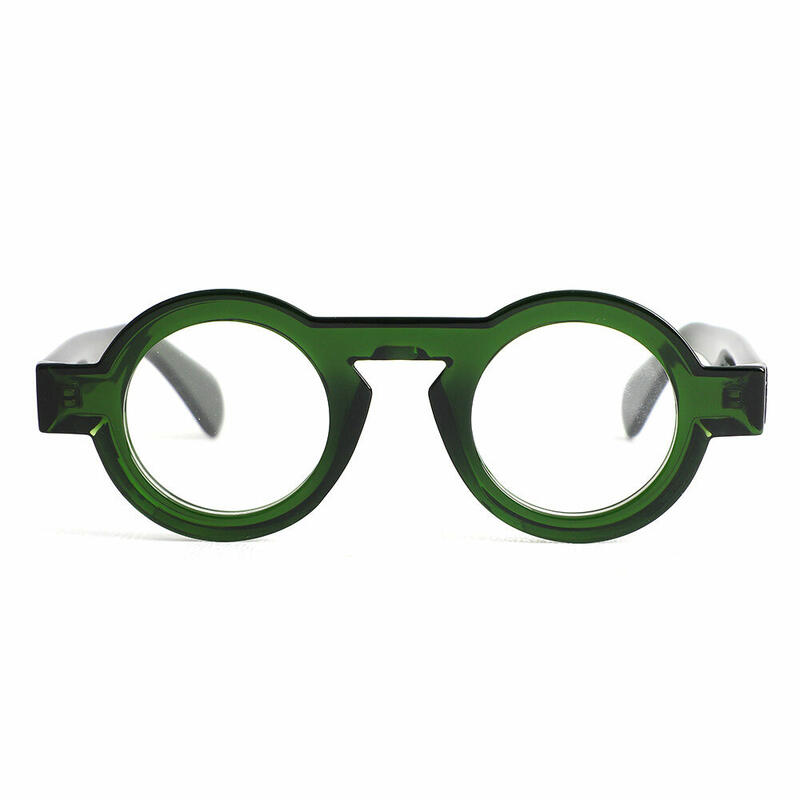 Meroy Runde Grüne Brille