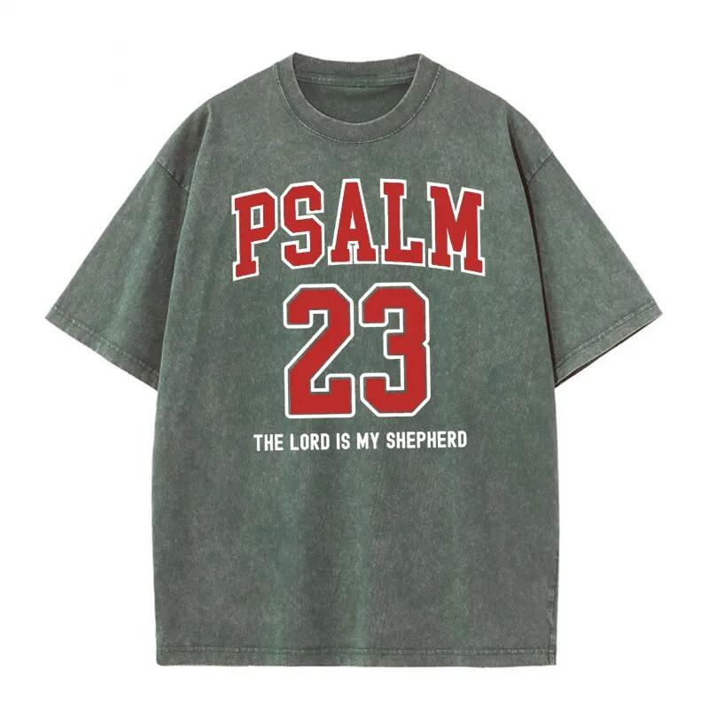 Personalized Washed T-shirt Custom Name and Slogan Graphic Design Creative Gift for Sports Lovers