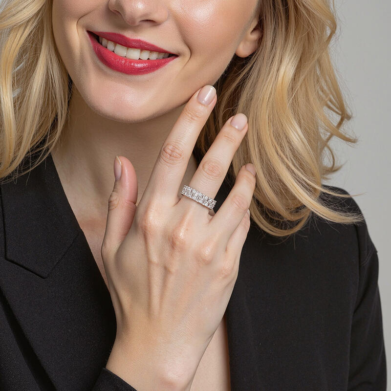 "Forever Love" Eternity Wedding Ring