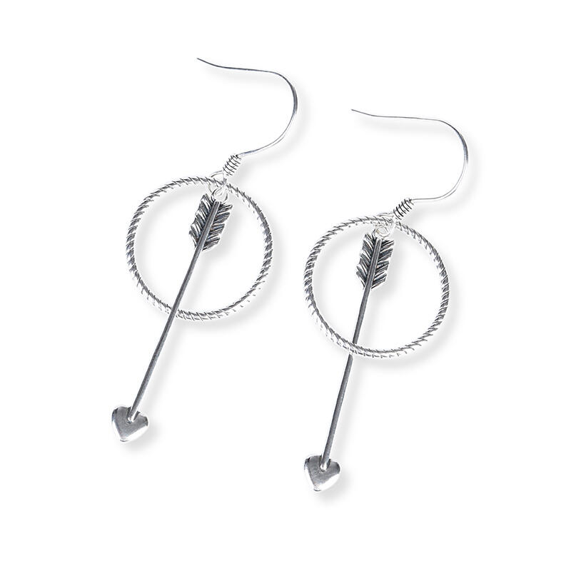 Jeulia Cupid's Arrow Earrings