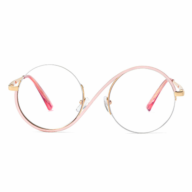 Gafas Graduadas Redondas Rosadas Hilary